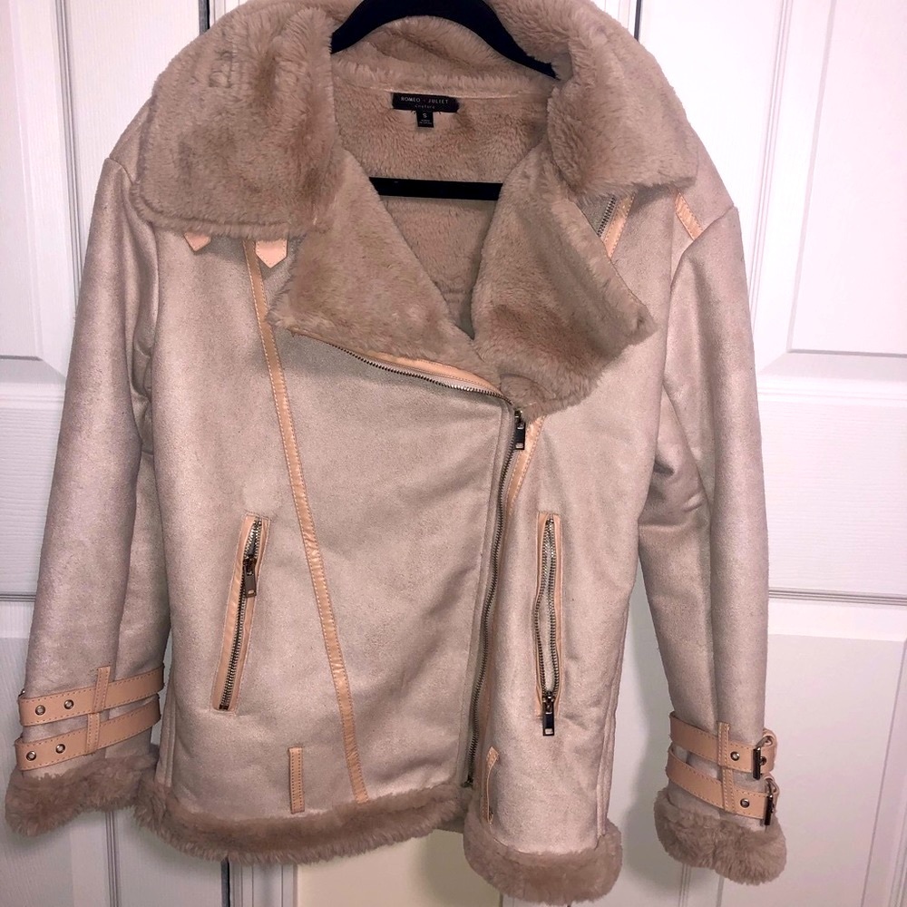 Blush Aviator Jacket - Picture 2 of 4